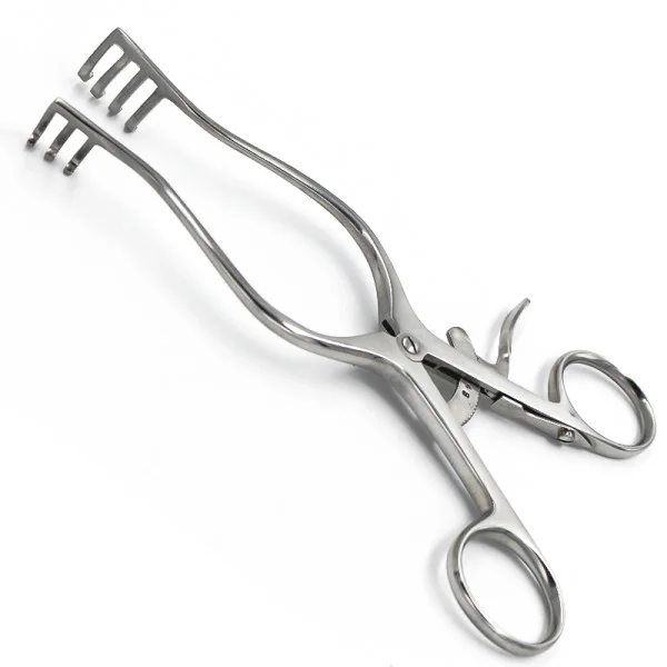 09.PI.394.2. Ранорозширювач по Вайтланер-Вест (Weitlaner-West) тупий, з кремальєрою, 3х4 зуба, 165 мм. Paradise.